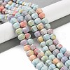 Natural Rainbow Alashan Agate Lantern Beads Strands G-NH0022-B01-02-2