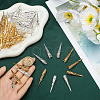 SUNNYCLUE 160Pcs 2 Colors Iron Bead Cones IFIN-SC0001-72-3