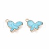 Alloy Enamel Pendants ENAM-S121-171B-RS-2