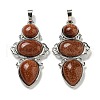 Synthetic Goldstone Pendants G-Q158-04K-1