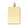 201 Stainless Steel Pendant STAS-B033-01G-16-2