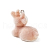 Flocky Opaque Resin Pendants RESI-G105-06A-2