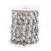 Tarnish Resistant Handmade 304 Stainless Steel Heart Link Chains CHS-M004-09P-3