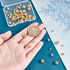   60Pcs 3 Style Brass Hollow Beads KK-PH0009-25-3