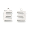 201 Stainless Steel Charms STAS-C021-06P-E-2