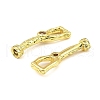 Brass Toggle Clasp with Chain KK-K346-02G-5
