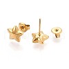 304 Stainless Steel Stud Earrings EJEW-N059-06G-2