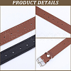 Gorgecraft 2 Pairs 2 Colors Imitation Leather Belt AJEW-GF0009-24-6