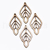 Unfinished Hollow Wood Big Pendants WOOD-N006-97-1