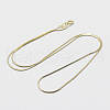 925 Sterling Silver Chain Necklaces STER-F039-11G-1