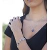 Butterfly Brass Pave Glass Birth Stone Pendant Necklaces FS-WG3BB0A-10-1