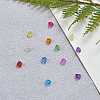 Faceted Bicone Transparent Acrylic Beads TACR-CJ0001-03-7