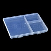 Transparent Plastic Bead Containers CON-YW0001-54-2