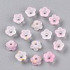 Frosted Transparent Acrylic Beads X-OACR-N137-72B-2