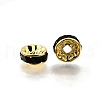 Brass Rhinestone Spacer Beads RB-A014-Z8mm-02G-3