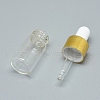 Faceted Synthetic Goldstone Openable Perfume Bottle Pendants G-E556-04I-4