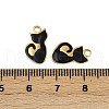 304 Stainless Steel Enamel Charms STAS-L290-37A-G-3