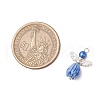 Opaque Resin Flower Rose Beads with Glass Pearl Round Bead and Tibetan Style Alloy Fairy Wing Beads and Brass Ball Head pins Pendants PALLOY-JF03594-02-3