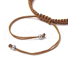 Natural Cowrie Shell Braided Bead Bracelets for Women BJEW-JB11765-04-4