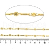 Brass Textured Flat Round Bar Link Chains CHS-H112-07G-3