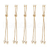 Rack Plating Adjustable Brass Slider Bracelets YS-TAC0001-14G-9