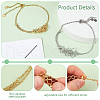   8Pcs 2 Style Adjustable 304 Stainless Steel Slider Bracelet Making AJEW-PH0011-83-7