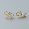 Brass Stud Earrings Finding FIND-WH0152-98-1