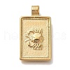 PVD Vacuum Plating 304 Stainless Steel Pendants STAS-S148-31D-G-1