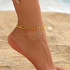 Bohemian Style Round Beaded Tassel Anklet for Women CN8805-5