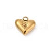 304 Stainless Steel Pendants STAS-L283-23G-1