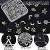 Unicraftale 120Pcs 12 Styles Tibetan Style Alloy Pendants TIBEP-UN0001-21-5