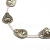 Buddha Natural Pyrite Beads Strands G-I125-55-3