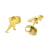 Cute Little Animal Theme 304 Stainless Steel Stud Earrings EJEW-B041-04E-G-2