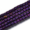 Electroplate Non-magnetic Synthetic Hematite Beads Strands G-T114-62-02-1