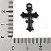 Alloy Pendants with Enamel PALLOY-V005-02G-3