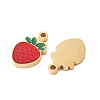 304 Stainless Steel Enamel Charms STAS-R168-02D-G-2