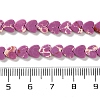 Dyed Synthetic Imperial Jasper Beads Strands G-M403-A35-02-5