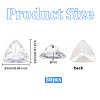 Olycraft 100Pcs Pointed Back Acrylic Rhinestone Cabochons TACR-OC0001-11-2