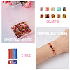 Craftdady 200Pcs 10 Style Transparent Glass Seed Beads SEED-CD0001-05-5