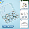  12Pcs 6 Size 201 Stainless Steel Grooved Finger Ring Settings RJEW-TA0001-05P-3