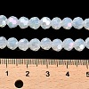 Imitation Jade Glass Beads Stands EGLA-A035-J6mm-B06-5