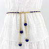 Alloy with Plastic Round Beaded Waist Beads FS-WG5D547-02-2