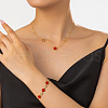 Elegant Stainless Steel Jewelry Set ZX0259-4
