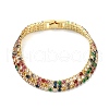 Cubic Zirconia Tennis Bracelets for Women Girl Gift BJEW-F450-04G-2