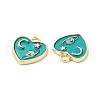 Alloy Enamel Pendants ENAM-E004-06LG-4