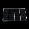 12 Grids Plastic Bead Containers with Cover CON-K002-03A-1