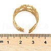 304 Stainless Steel Open Cuff Rings for Women RJEW-U060-01J-G-3