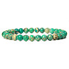 Synthetic Imperial Jasper Round Beaded Stretch Bracelet SF8562-28-1-1