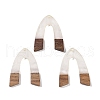 Resin & Wood Pendants WOOD-F015-16H-1