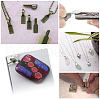 Alloy Glue-on Flat Pad Bails for Pendant Making PALLOY-TA0001-41-10